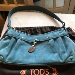 Tods suede bag darling